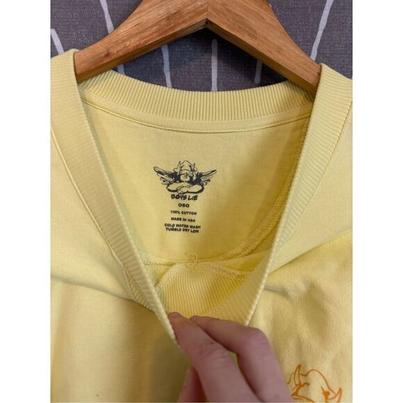 Boys Lie Yellow Sweatshirt - Picture 4 of 6